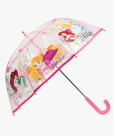 parapluie fille transparent a motifs - princesses disney roseB235501_1