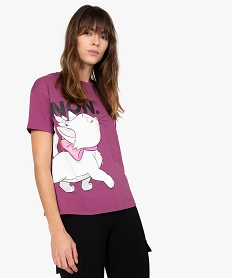 GEMO Tee-shirt femme coupe ample - Disney Animals Rouge