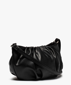 sac femme besace forme baguette - lulucastagnette noir standard sacs bandouliereB471001_2