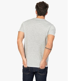 tee-shirt homme avec motif maitre yoda – star wars gris tee-shirtsB498001_3