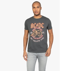 tee-shirt homme imprime acdc grisB498301_1