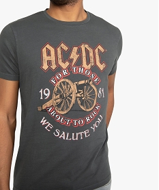 tee-shirt homme imprime acdc grisB498301_2
