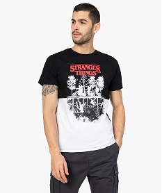 GEMO Tee-shirt homme avec motif XXL – Stranger Things Noir