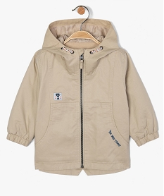 GEMO Parka bébé garçon avec inscription dos Beige