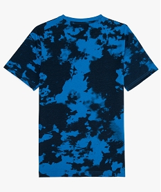 tee-shirt garcon imprime avec motif football americain bleu tee-shirtsB679101_3