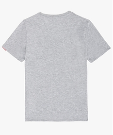 tee-shirt garcon chine imprime - la casa de papel gris tee-shirtsB680101_4