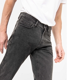 jean coupe regular legerement delave homme gris jeans delavesB953301_2