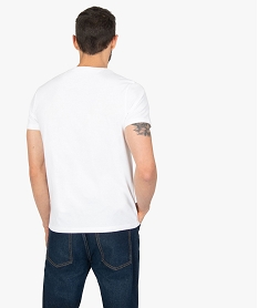 tee-shirt homme a manches courtes imprime - les minions blancB975101_3