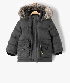 GEMO Parka bébé garçon matelassée - Lulu Castagnette Gris