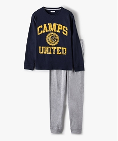 GEMO Pyjama garçon bicolore – Camps United Bleu