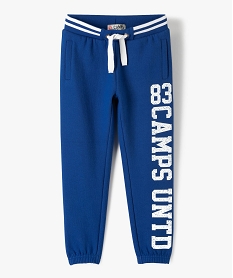 pantalon de jogging garcon avec inscriptions – camps united bleu pantalonsC119401_2