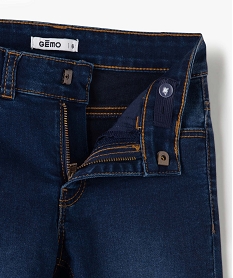 jean garcon coupe slim legerement delave bleu jeansC122601_2