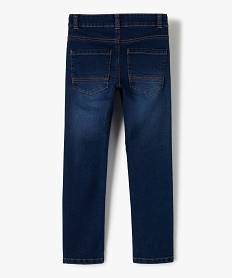 jean garcon coupe slim legerement delave bleu jeansC122601_3