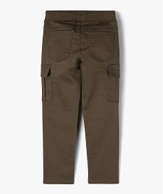 pantalon multipoches en matiere resistante garcon vertC123701_4