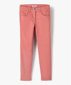 pantalon fille coupe slim - ultra resistant roseC157201_1