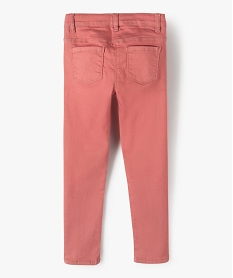 pantalon fille coupe slim - ultra resistant rose pantalonsC157201_3
