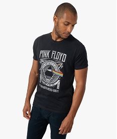 GEMO Tee-shirt homme avec motif Pink Floyd Gris