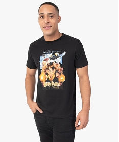 GEMO Tee-shirt homme avec large motif coloré – Harry Potter Noir