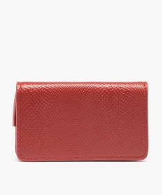 GEMO Porte-monnaie femme avec fermeture pression Rouge