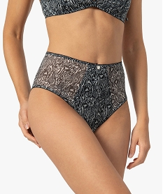 GEMO Culotte femme en tulle à motifs zébrés - LuluCastagnette Imprimé