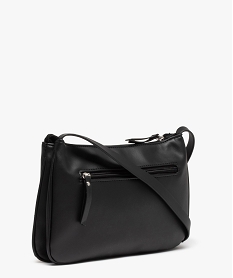 sac besace femme petit format a motifs geometriques noir sacs bandouliereF819801_2