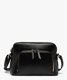 sac besace femme compact forme trapeze noirF820101_1
