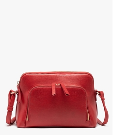 sac besace femme compact forme trapeze orangeF820201_1