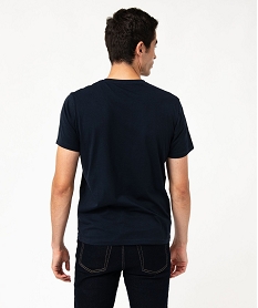 tee-shirt a manches courtes et col rond homme bleu tee-shirtsF850401_2