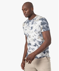 GEMO Tee-shirt homme à motifs tachetés Beige