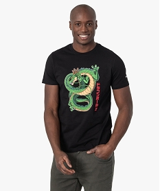 GEMO Tee-shirt homme avec motif dragon – Dragon Ball Z Noir