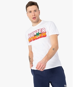 GEMO Tee-shirt homme à manches courtes motif - Hunter x Hunter Blanc