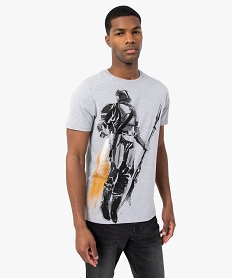 GEMO Tee-shirt homme à motif – Star Wars Gris