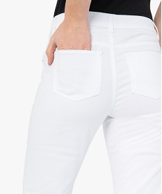 jean femme coupe regular - l26 blanc pantalonsF869301_2