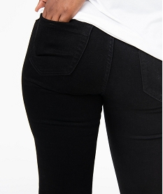 jean femme coupe skinny taille normale noir pantalonsF869501_2