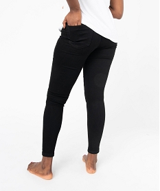 jean femme coupe skinny taille normale noir pantalonsF869501_3