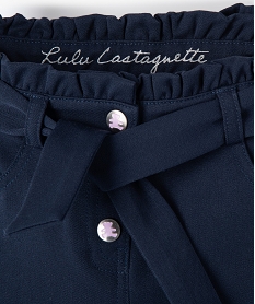 pantalon bebe fille forme carotte - lulucastagnette bleu pantalonsF953901_2