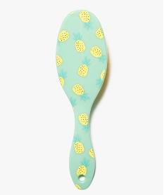 GEMO Brosse à cheveux pneumatique motif ananas Vert