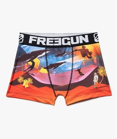 GEMO Boxer garçon à motif de l’espace - Freegun Multicolore