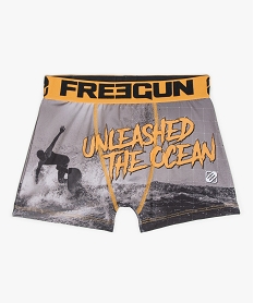 GEMO Boxer garçon avec motif surf - Freegun Multicolore