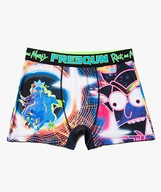 GEMO Boxer homme avec motifs Rick et Morty - Freegun Multicolore