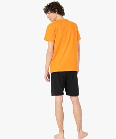 pyjashort homme bicolore – dragon ball z orange pyjamas et peignoirsG060601_3