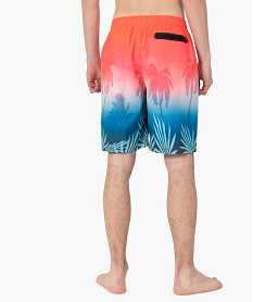 short de surf homme a motifs palmiers imprime maillots de bainG062301_3