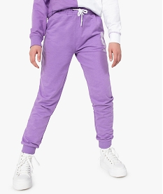 pantalon de jogging fille avec logo patine – camps united violet pantalonsG156401_1
