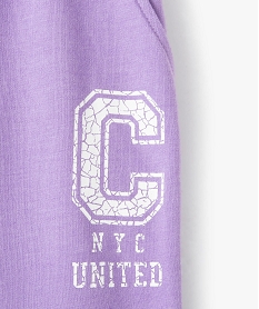 pantalon de jogging fille avec logo patine – camps united violet pantalonsG156401_3