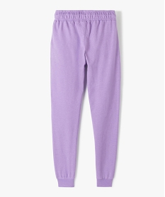 pantalon de jogging fille avec logo patine – camps united violet pantalonsG156401_4