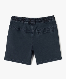 short garcon en toile denim extensible bleu shorts bermudas et pantacourtsG207901_3