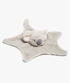 doudou plat bebe avec tete de koala – keel toys gris standardG261301_1