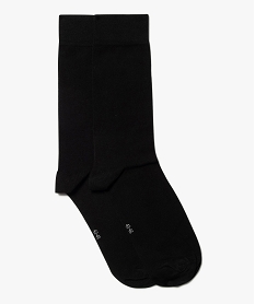 chaussettes homme fines a tige haute (lot de 2) noir standardI016001_1