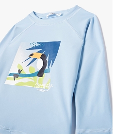 tee-shirt de plage bebe garcon a manches longues bleuI020901_2