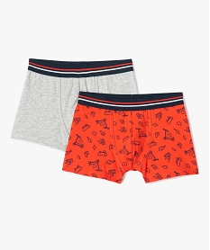 GEMO Boxer garçon contenant du coton biologique (lot de 2) Imprimé